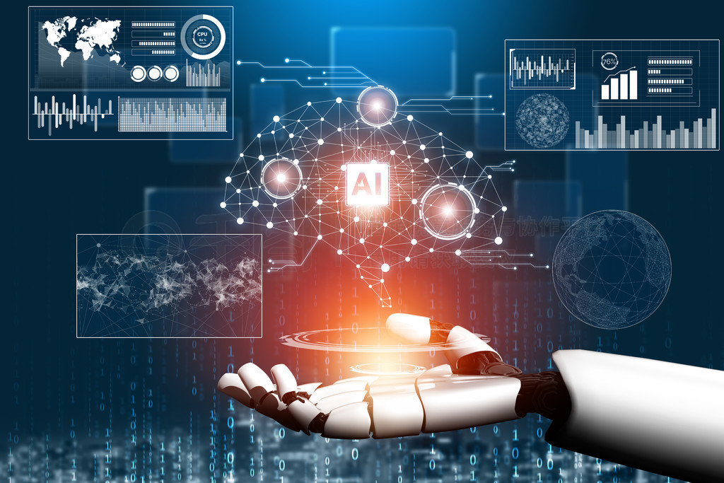 三维渲染与智能仿生 未来派机器人技术如何重塑人类生活